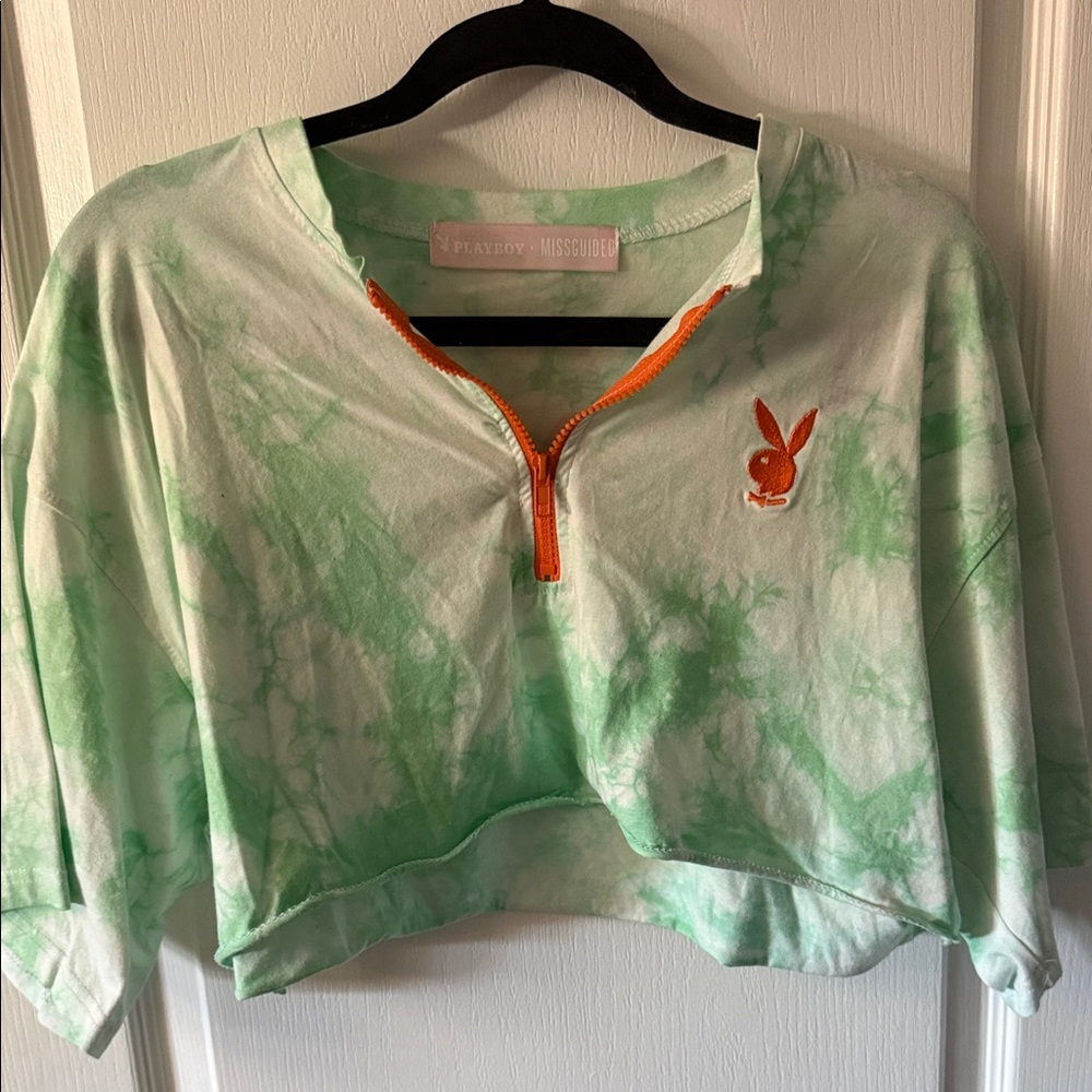 Missguided x Playboy crop top